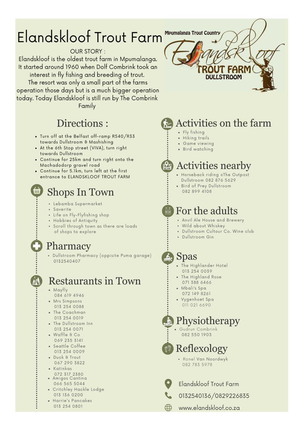 בית הארחה דלסטרום 	Elandskloof Trout Farm מראה חיצוני תמונה